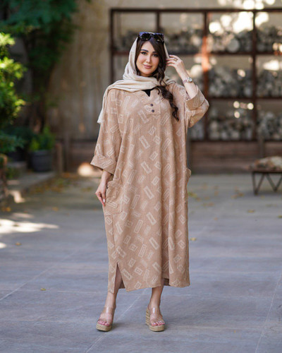 کفتان زنانه دکمه چوبی