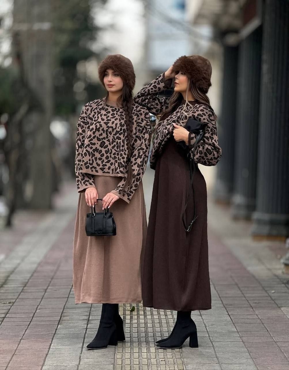 ست بافت زنانه ملیکا/بافت نرم و کشی