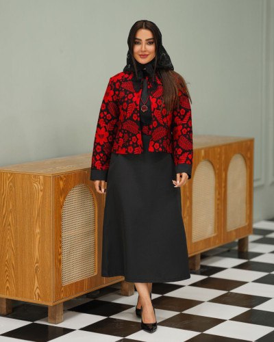 کت و سارافون زنانه پاکروز/تافته و پرشیا