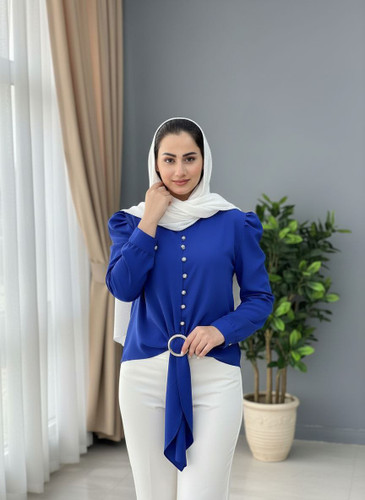 شومیز گره ای زنانه/الیزه درجه یک