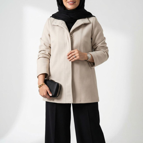 پالتو سه دکمه زنانه/فوتر ضخیم