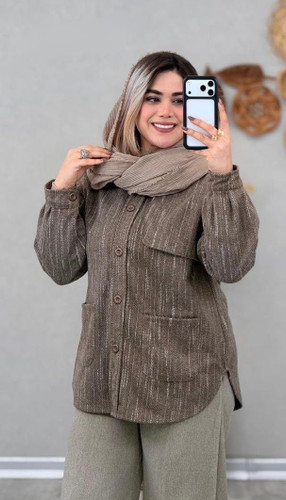 کت زنانه هدیه/فوتر ضخیم گرم بالا