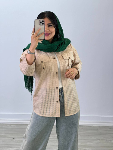 مانتو زنانه جیب صلیبی/حصیری درجه یک