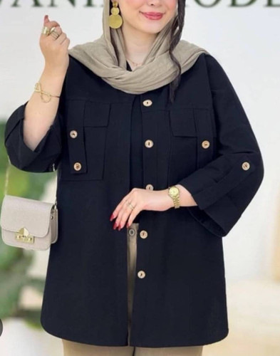 مانتو زنانه جیب صلیبی/ایوا