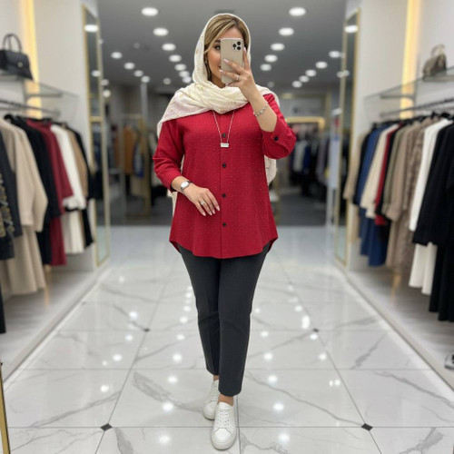 شومیز زنانه نگینی/بابوس درجه یک