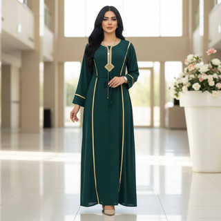 پیراهن زنانه نوار دار/نخ وارداتی وگلدوزی
