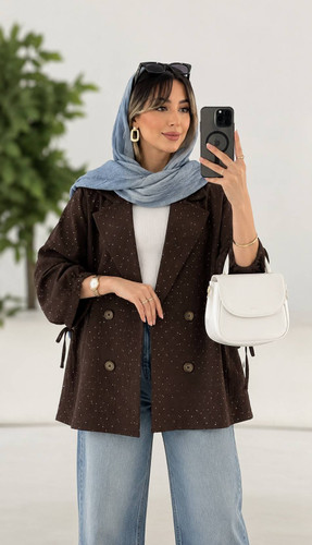 کت زنانه نگینی/دلسانا نگینی درجه یک