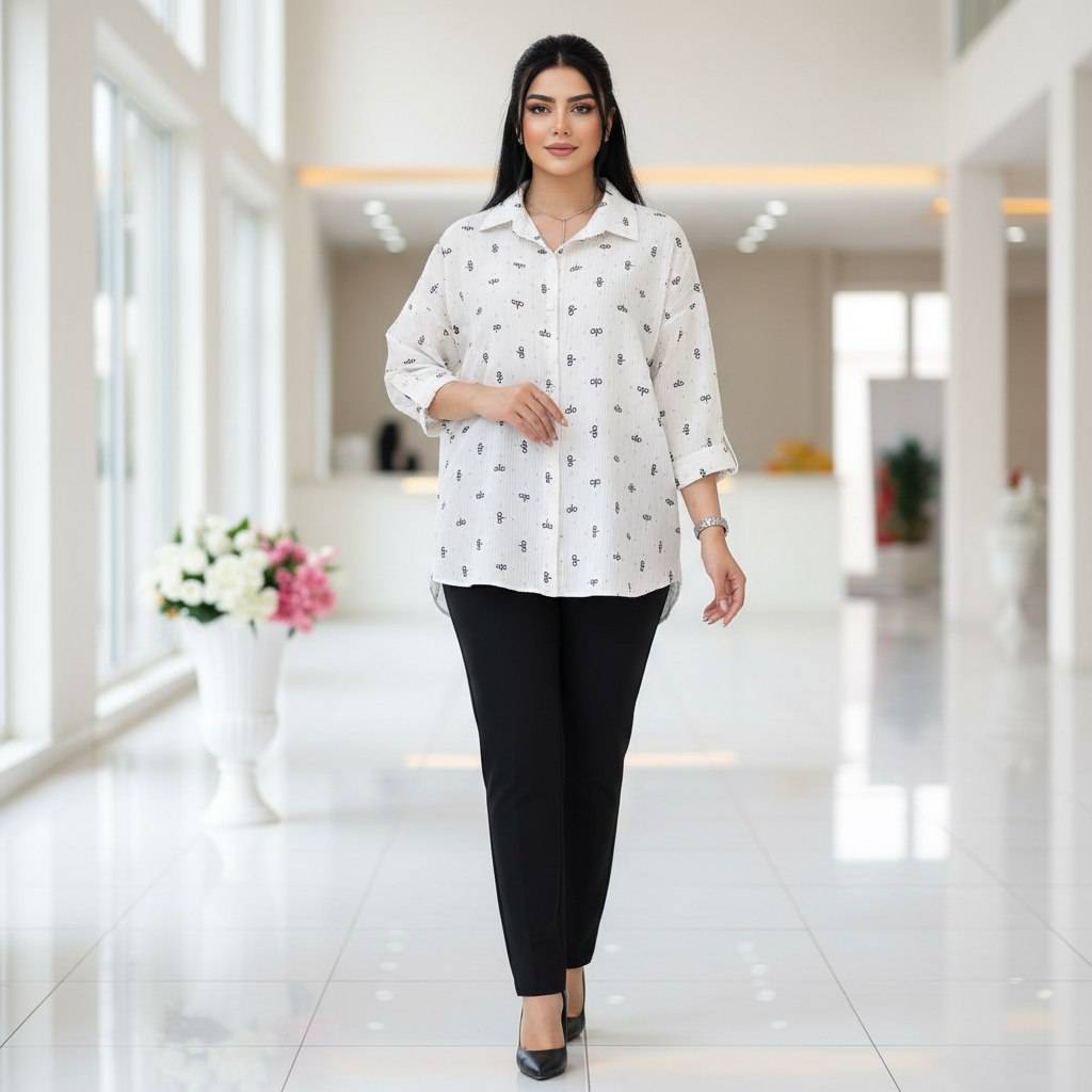شومیز مانتویی زنانهalo/کراش اعلا