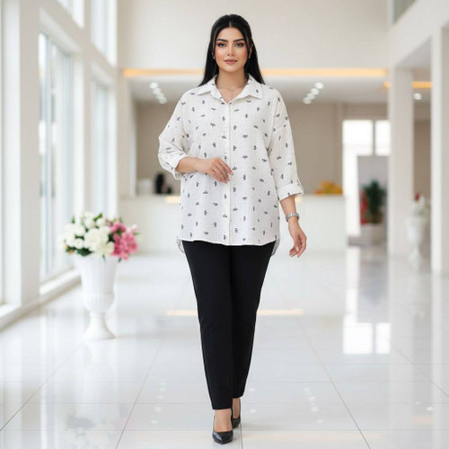 شومیز مانتویی زنانهalo/کراش اعلا