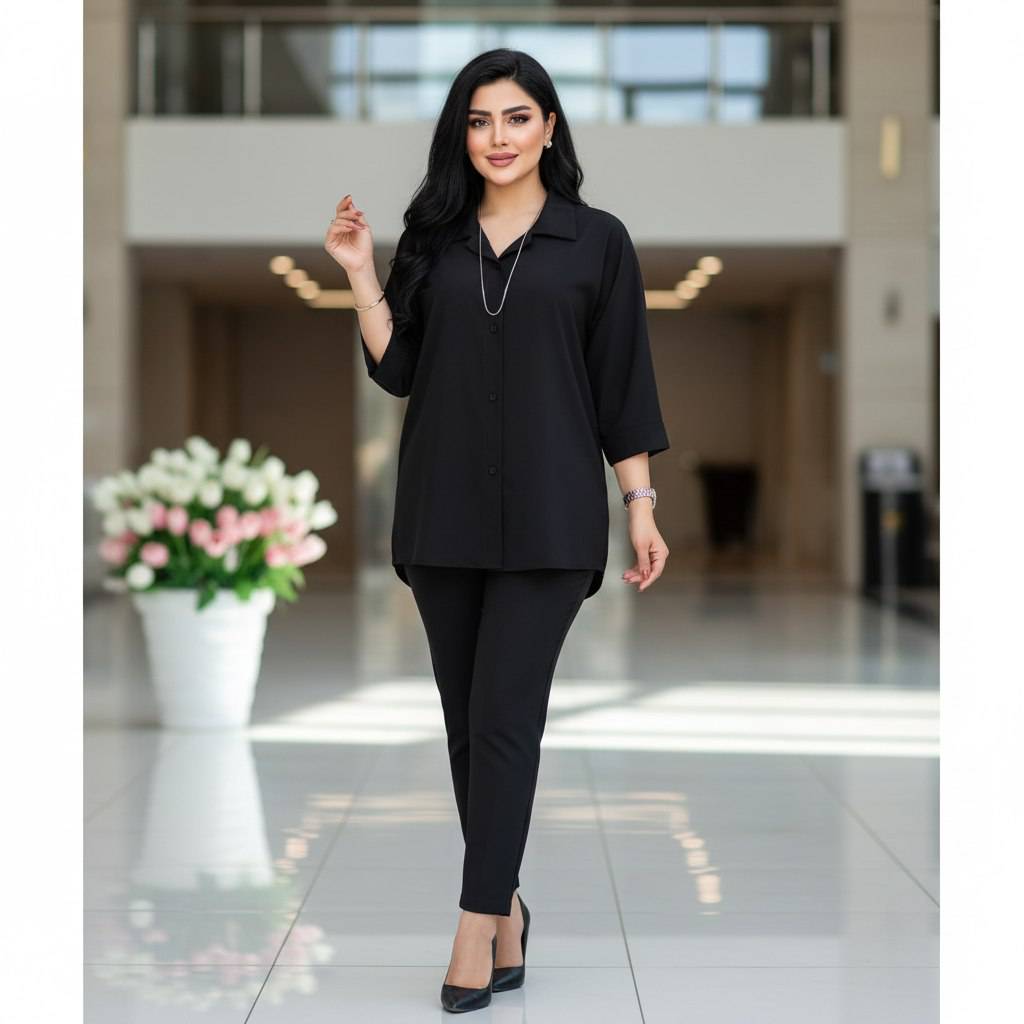 شومیز باکسی زنانه/الیزه درجه یک