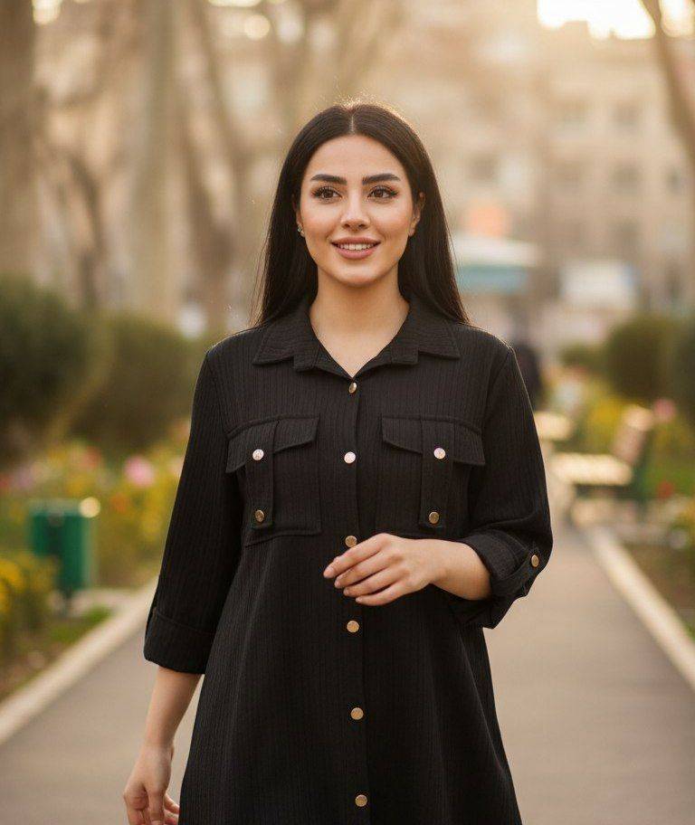 شومیز مانتویی زنانه/سوپر ایوا درجه یک