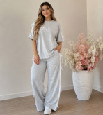 ست تیشرت شلوار ادیداس پاپیون زنانه/گلکسی نخ پنبه با کیفیت