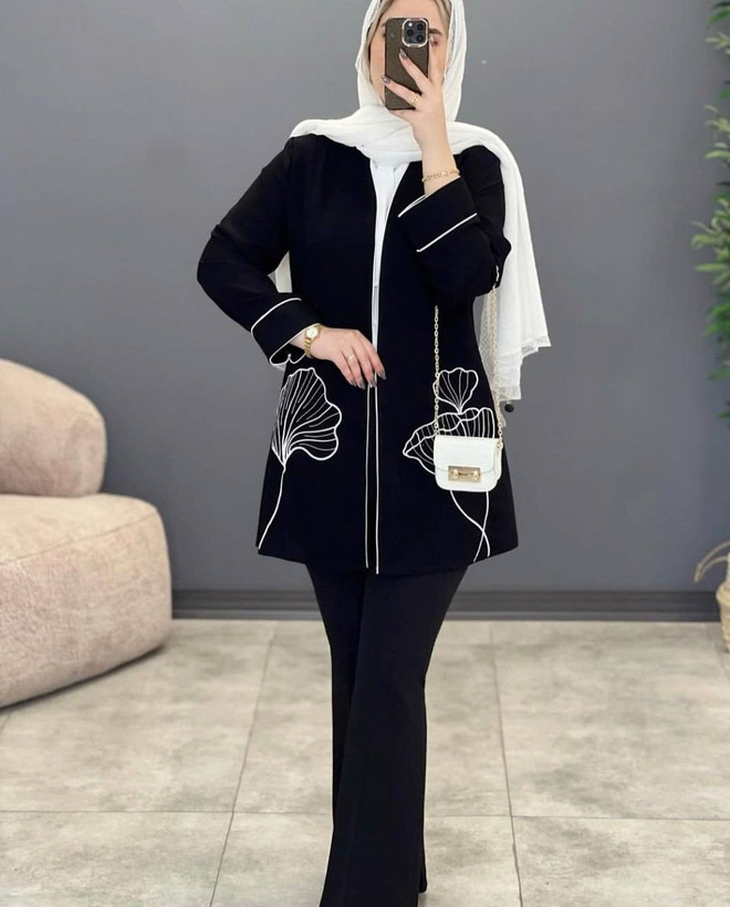 مانتو کتی زنانه نسترن/مازراتی درجه یک