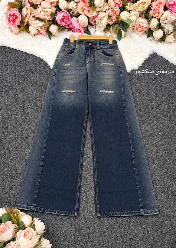 شلوار شافل زنانه/جین اصل درجه یک