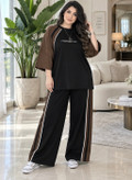 ست تیشرت شلوار زنانه hope/گلکسی نخ پنبه درجه یک