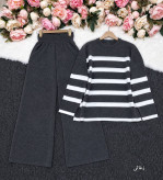 ست بافت راه راه زنانه/بافت درجه یک